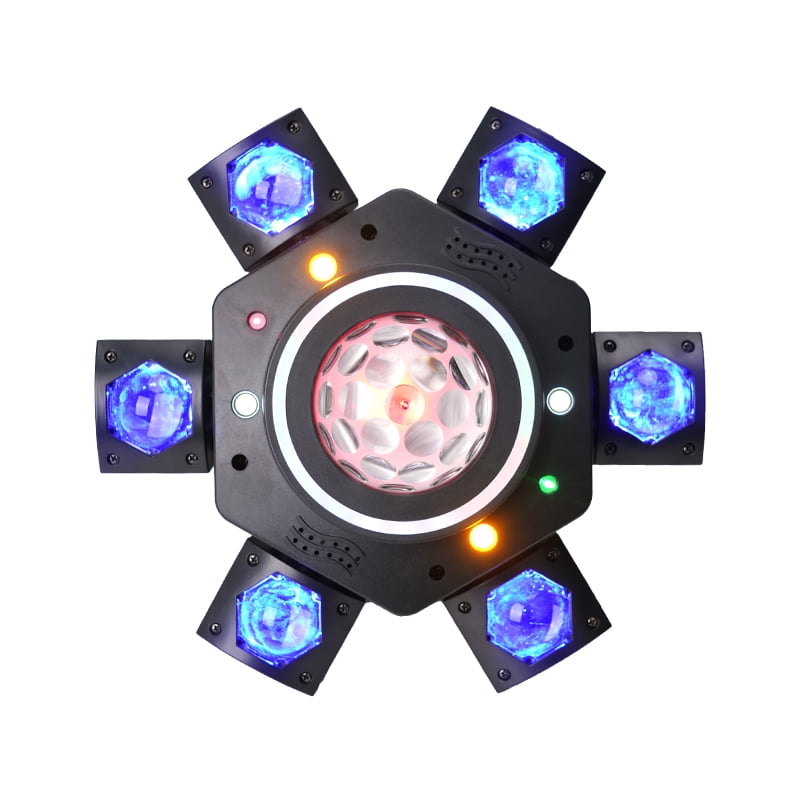 120W LED Stage Beam Light RGBW Strobe Magic Ball Red Green Sharpy DMX512 Sound Activated DJ Disco Party Club Wedding Light
