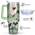 thumbnail image 3 of Halloween Pumpkin 40 oz Tumbler with Handle Insulated Leakproof Cup Modern Tumbler for Home Office Supplies Birthday Christmas, 3 of 7