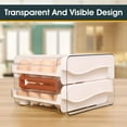 thumbnail image 4 of MesaSe Egg Organizer for Refrigerator 2 Tier Egg Holder with Time Scale Stackable Egg Drawer Clear Egg Storage Container Large Capacity 32/60 Egg Storage Tray Egg Organizer Bins for Kitch, 4 of 10