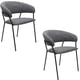 thumbnail image 1 of Set de 2 Sillas Caceres para Comedor Jardin, Oficina, Hogar, Madera Solida Gris Mundo In SILL0903738GRIS, 1 of 8