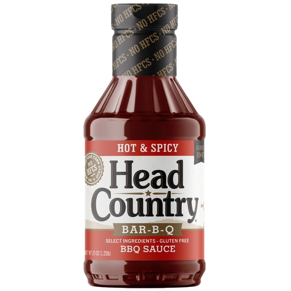 Head Country Hot & Spicy BBQ Sauce, 20 oz