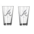 thumbnail image 1 of Caseys 629397289 Atlanta Braves Pint Frost Design Glass Set - 2 Piece, 1 of 1