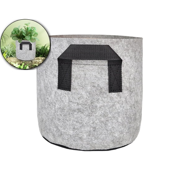 VQPeo Growth Bags, Breathable Non Woven Pots, Garden Planting Containers for Home Gardening