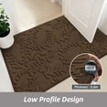 thumbnail image 4 of JAATOP Doormat Indoor 24"x 36", Dirt Trapper Entryway Rugs, Washable Welcome Mat for Inside, Entryway Rug Floor Mats Machine Washable, Brown, 4 of 9