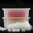 thumbnail image 1 of D-GROEE 1/2/4-Layer Ice Cube Trays and Ice Cube Storage Container Set With Airtight Locking Lid, Stackable Plastic Ice Mold Makers for Kitchen Bar Cool Drinks, Baby Food and Smoothie, 1 of 7