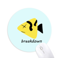 thumbnail image 1 of Dead Fish Sad Depressed Art Deco Fashion Mouse Pad Comfortable Game Office Mat, 1 of 2