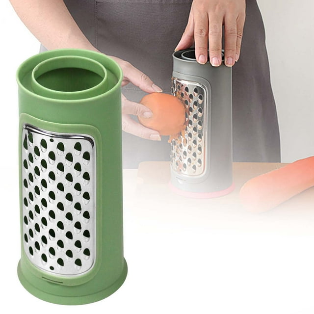 Binwennn Urbanstrive Cheese Grater With Container Cheese Grater With Handle Stainless Steel Graters For Kitchen Handheld Grater Potatoes for The Chef That Has Everything Snap Strainer Rice Fruit And