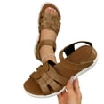 thumbnail image 4 of hopeusnice Women's Sandal Plus Size Available Thick Sole Comfortable Wear Fashionable Design For Various Foot Sizes Khaki 43, 4 of 9