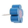 thumbnail image 4 of 20 Unids Pack Mapa Push Pins Thumb Tacks Cabeza De Flor De Con Punta De Metal Para De Anuncios Mapa Foto Calendario Proyectos De DIY Azul Baoblaze Tachuelas Decorativas, 4 of 8