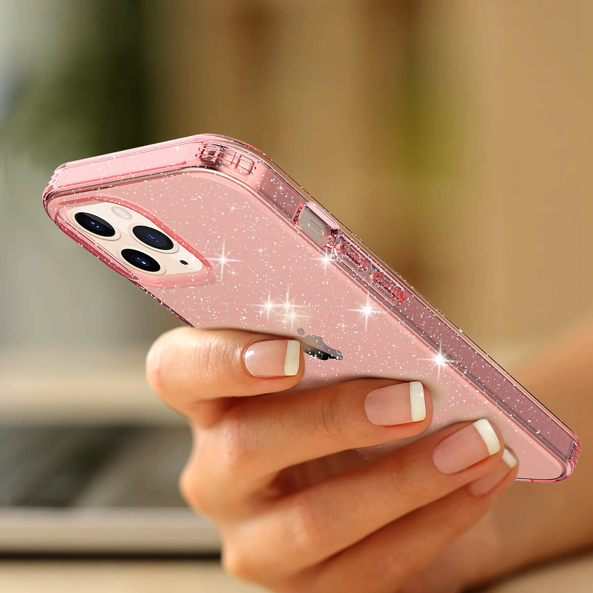 SaharaCase - Sparkle Series Case for Apple iPhone 12 Pro Max - Clear