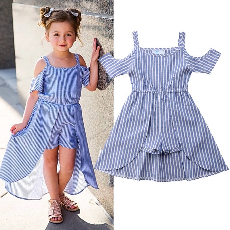 off shoulder gown for baby girl