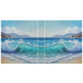 thumbnail image 3 of Ocean Waves 3 Ring Hardcover Binders 1.5in Round Rings for Letter-Size Folder Paper Organizer Pockets for Office Student Recipe, 3 of 9