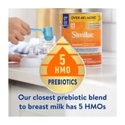 (3 pack) Similac 360 Total Care Sensitive Baby Formula Powder, Has 5 HMO Prebiotics, 30.2-oz Tub