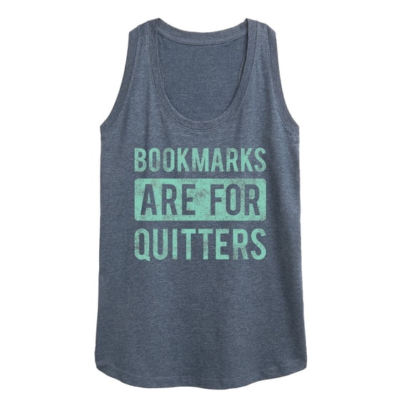 Instant Message - Bookmarks are for Quitters Graphic Racerback Tank