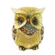thumbnail image 5 of Estatua de búho decorativa, artesanía, colección de resina decorativa, adorno divertido de escritorio Oro, 5 of 9