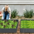 thumbnail image 4 of Costway 2 PCS 3-Tier Raised Garden Bed,47" x 47" x 24" Metal Outdoor Elevated Planter Box Black, 4 of 10