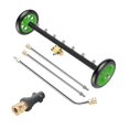 thumbnail image 1 of Terraxo Nettoyeur Haute Pression pour Châssis avec Acier Résistant à l'Usure, action de Nettoyage Puissante, Tiges d'Extension Incluses, Roues à Connexion Rapide Adaptées pour l'Entretien des Véhicules, Style de surface Extérieure, 1 of 8