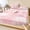 Pink, Rose, White, variant on Twin XL Size Fitted Sheet Set - Tropical Palm Tree 2 Piece Bedding Sets 16" Deep Pocket Fitted Sheet with 1 Pillowcases, Pink White Plants Coastal Leaf Beach Brushed Microfiber Hotel Bed Sheets