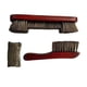 thumbnail image 2 of Cepillo de crin de caballo, cepillo para mesa de billar y juego de cepillos para riel, fácil limpieza de madera Vino rojo, 2 of 9