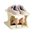 thumbnail image 4 of Shoe Rack, Durable Plastic Space Saving Shoe Storage Rack  For Hallway, 4 of 8