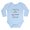 Sky Blue, variant on CafePress - Long Sleeve Infant Bodysuit - Long Sleeve Cotton Baby Bodysuit
