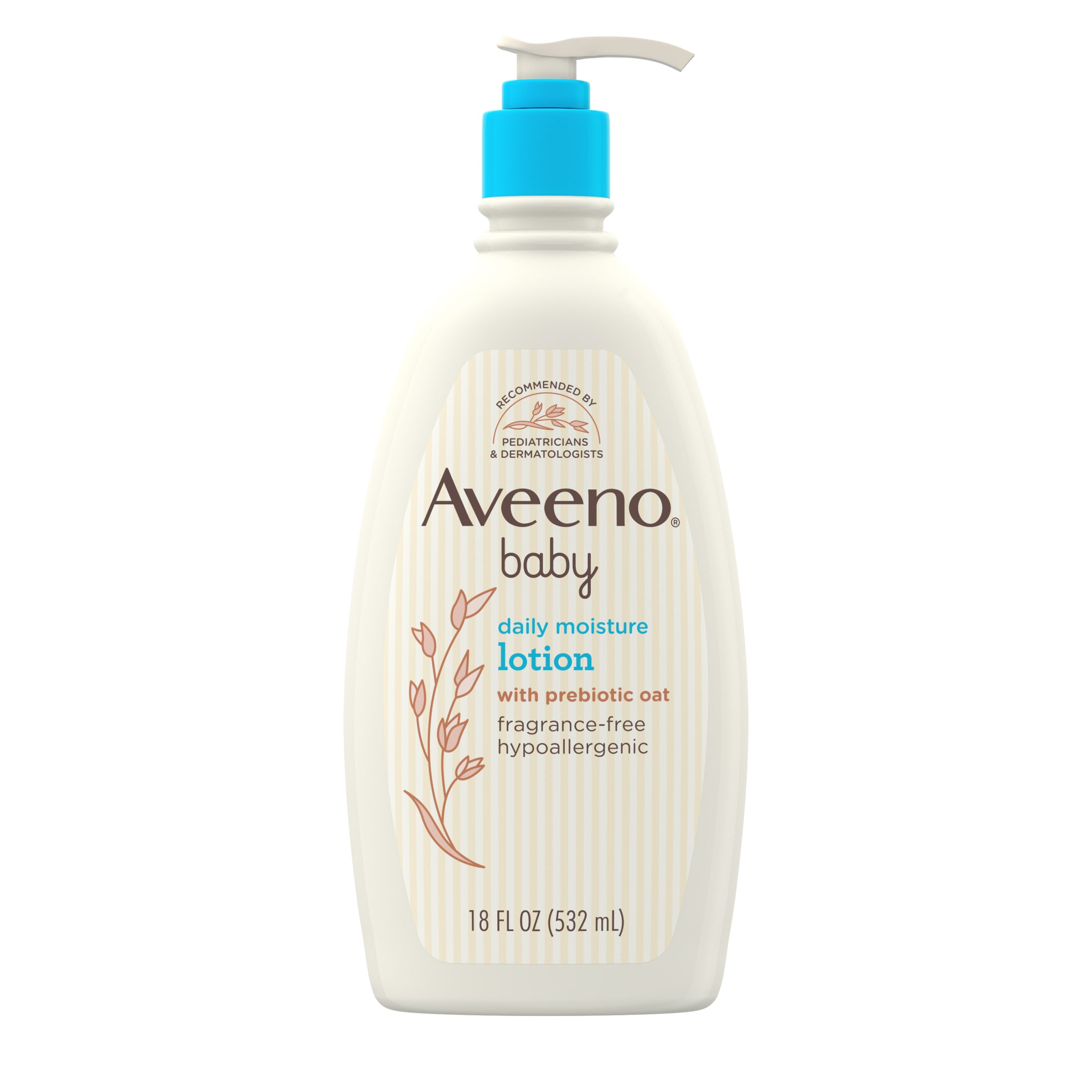 Aveeno Baby Daily Moisture Body Lotion, Sensitive Skin, 18 oz photo 2