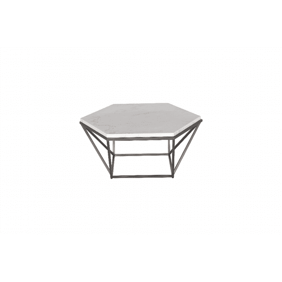 Cayla - Dark Oak Cocktail Table with Substantial Feel and Two Drawers