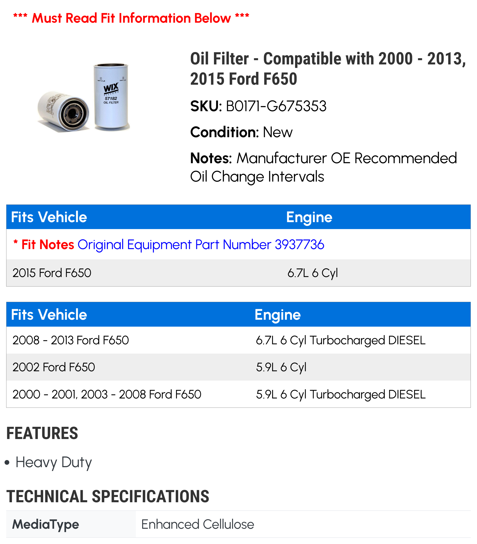 Filtre à Huile Cyleto Pour BMW F650GS/DAKAR (2000-2007) - Référence HF151/KN151 - Haute Filtration, Débit Optimisé