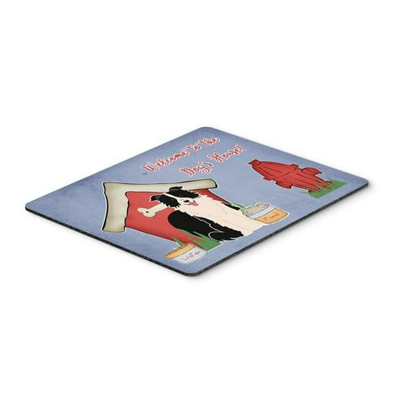 Carolines Treasures  Dog House Collection Border Collie Black & White Mouse Pad - Hot Pad or Trivet