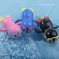 thumbnail image 4 of Baby bath water toy - 3 pack Bath Toys for Kids and Toddlers 1-3 3-5 2-4, Diving Penguin Wind Up Toys, Newborn Water Table and Swimming Pool Games（blue,pink,black）, 4 of 4