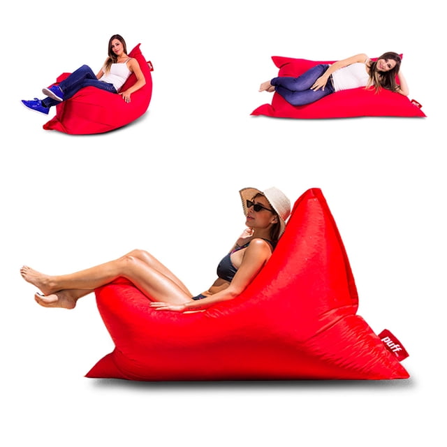 Sillón puff zen ideal para interiores o exteriores Puff MX Nylon Rojo Zen