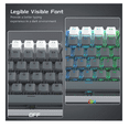 thumbnail image 4 of Teclado Gamer Wünd modelo gris rojo 165 Teclas, 4 of 5