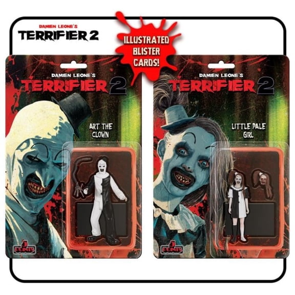 Terrifier 2 Mezco 5 Points Action Figure Complete Set (2)