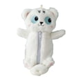 thumbnail image 1 of Estuche de peluche con cremallera, diseño divertido para lápices y maquillaje, ideal para el hogar. gato, 1 of 9