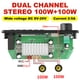 thumbnail image 3 of 2025 AMPLIFICADOR DE 200W con Bluetooth, placa decodificadora de MP3 WAV, cc 12V, 100W, reproductor de MP3 inalámbrico con USB para coche, ranura para tarjeta TF, USB, FM con micrófono, 3 of 5