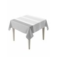 thumbnail image 2 of Grey Stripe Tablecloth Square Table Cloth 60x60 ,Waterproof Outdoor Table Cloth Covers Decorative Table Protector ,Modern Abstract Monochrome Geometric Washable Table Cover for Kitchen Dinning Party, 2 of 8