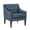 Blue, variant on Xukmct Fabric Upholstered Armchair Club Chair with Wood Legs, Modern Accent Chair for Living Room, Office, Bedroom, Dark Gray