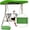Green, variant on Replacement Canopy for Swing Seat 3 Seater Garden Hammock Cover, 210D Oxford Cloth Patio Swing Top Cover with 4 Reinforced Corner Pockets,191x120x18/23cm