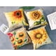 thumbnail image 3 of Juego de 4 Fundas de Almohada de Girasoles YONGSHENG Lino Y Algodón 45x45cm, 3 of 5