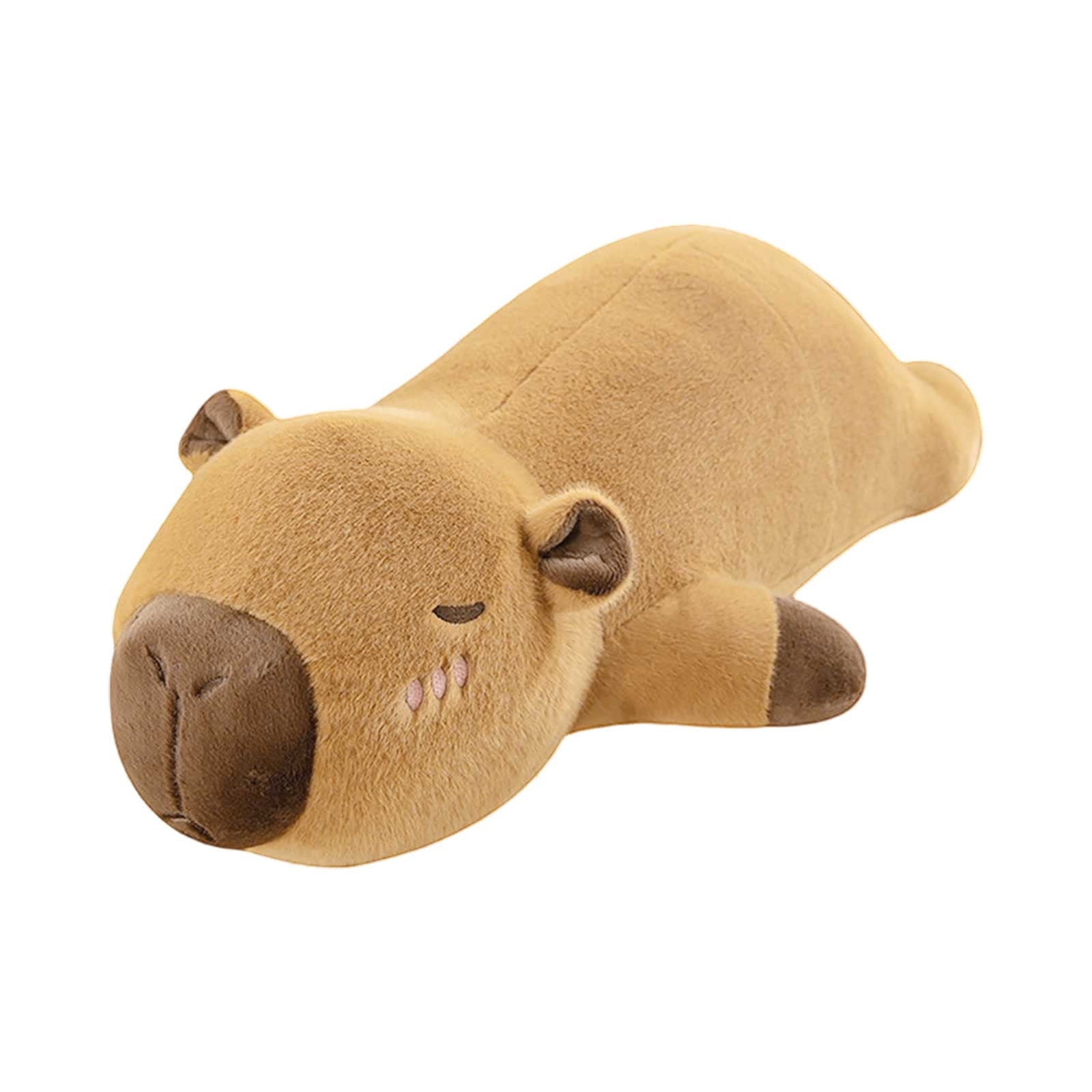 Weighted Capybara Plush, Weighted Capybara Stuffed Animal, Cute Plushies Soft Pillow Toy Gift for Kids Adults 26.7 Inch, 1.19 Lbs