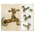 thumbnail image 7 of Brass Tap Faucet Garden Bibcocks Antique Brass Dragon Carved Washing Machine Faucet Outdoor Faucet Single Cold Tap, 7 of 7
