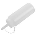 thumbnail image 3 of Plastic Squeeze Condiment Dispenser Ketchup Mustard Sauce Clear White 6Oz, 3 of 8