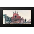 thumbnail image 2 of Stellar Design Studio 18x11 Black Modern Framed Museum Art Print Titled - Venice Waterway, 2 of 5