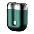 thumbnail image 1 of Mini Afeitadora eléctrica para hombres, maquinilla de afeitar eléctrica de doble cabezal, afeitadora de viaje impermeable, recortadora de barba recargable, maquinilla de afeitar magnética para Barba, 1 of 8