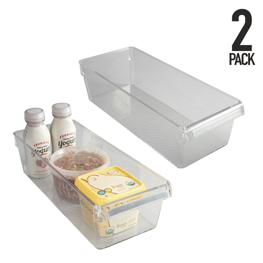 Kitchen Details 2 Pack Large Refrigerator Storage Bins