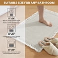 thumbnail image 2 of JIATER Waffle Bathroom Rugs Non-Slip Washable Bath Mat Super Absorbent Quick Dry, 2 of 9
