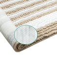thumbnail image 5 of Phantoscope Soft Chenille Bathroom Rug, 17 x 20 in, Quick Dry, Non-Slip Backing, Off White, 5 of 9