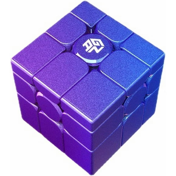 gan Mirror Cube uv Coated Speed Cube Purple Gan Mirror Blocks Magnetic Cube Puzzle