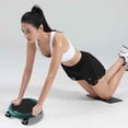 thumbnail image 5 of Black Black Color Four Wheeled Abdominal Muscle Sliding Disc For Home Fitness Core Training With Portable Silent Operation Durable Plastic Material Anti Slip Design For Adults, 5 of 5