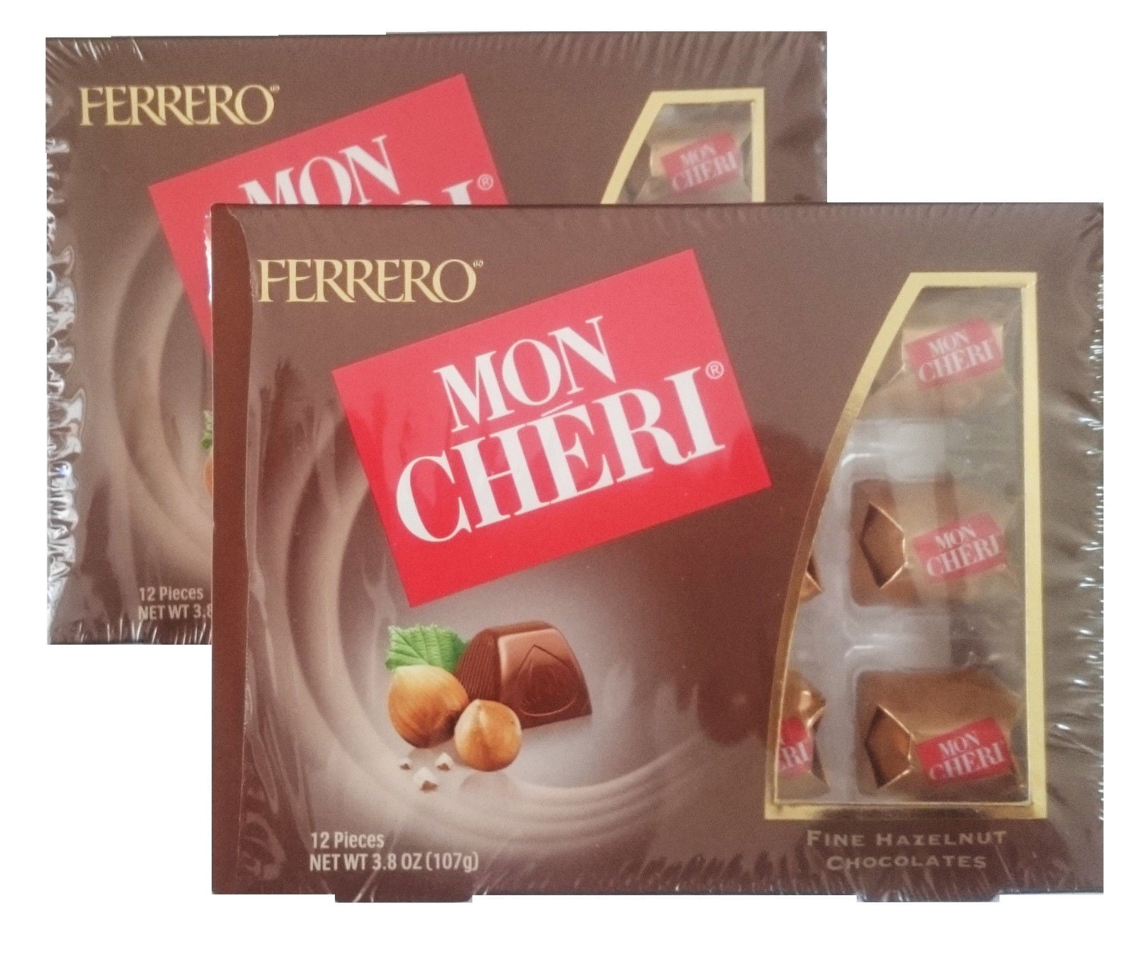 Ferrero Mon Cheri Hazelnut Chocolates 4 Count Walmart Com